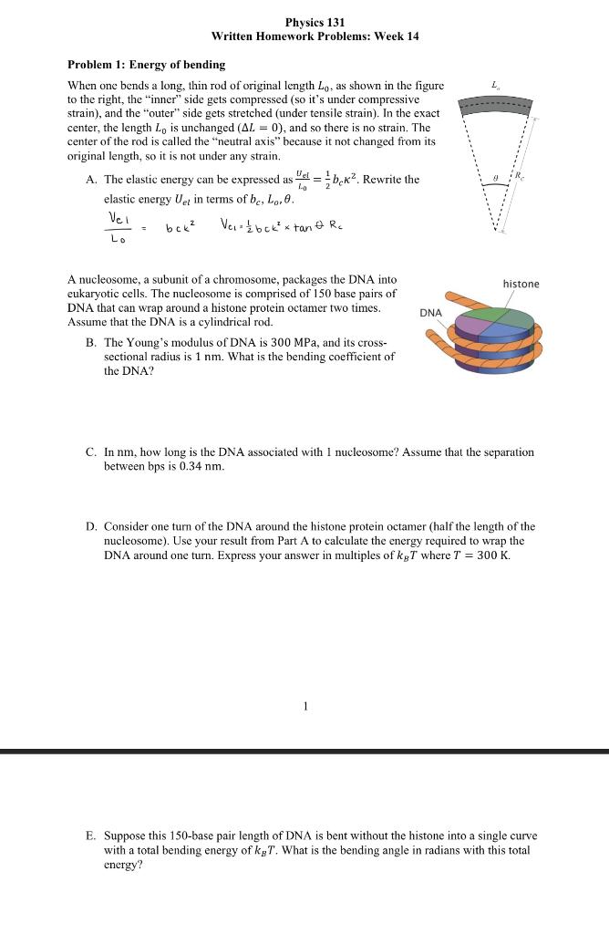 Physics 131 Written Homework Problems: Week 14 | Chegg.com