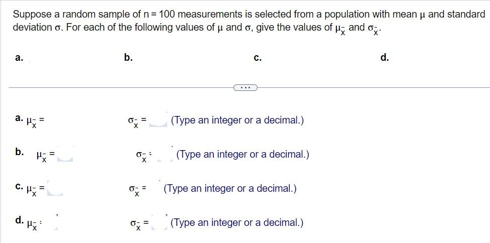 Solved Suppose a random sample of n=16 measurements is | Chegg.com