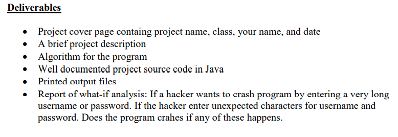 Solved Project Description In this project, you will develop | Chegg.com