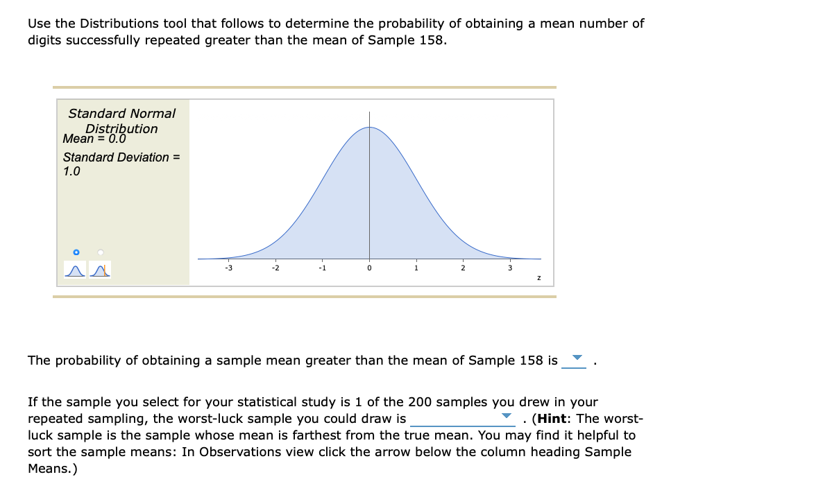 Solved On each trial of a digit span memory task, the