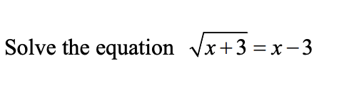 Solved x+3=x−3 | Chegg.com