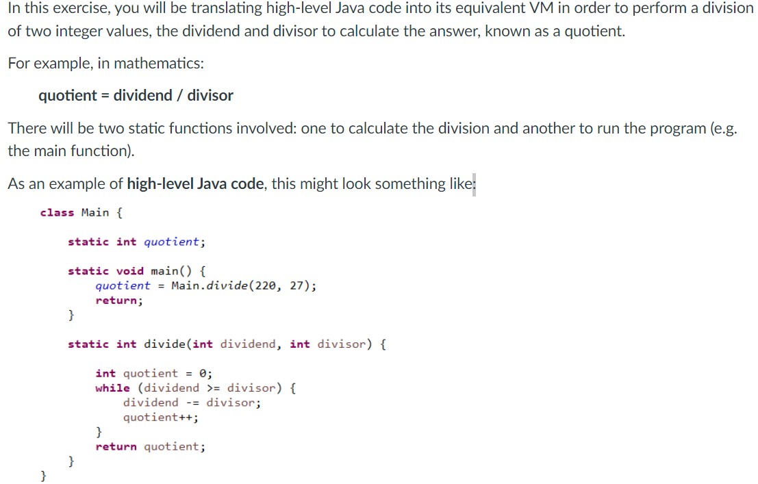 Solved In this exercise, you will be translating high-level | Chegg.com