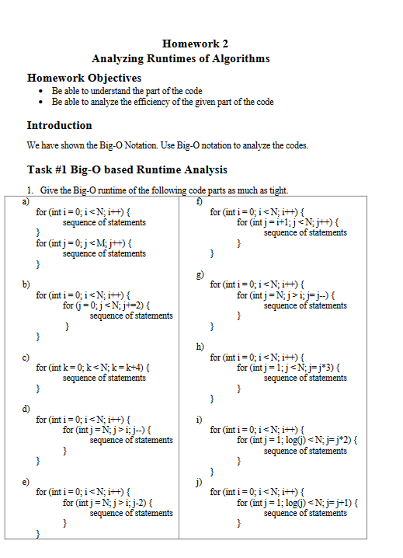 homework 2 searching algorithms