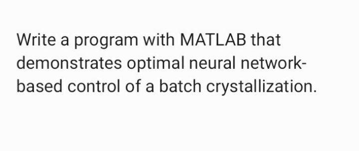 Solved Write a program with MATLAB that demonstrates optimal | Chegg.com