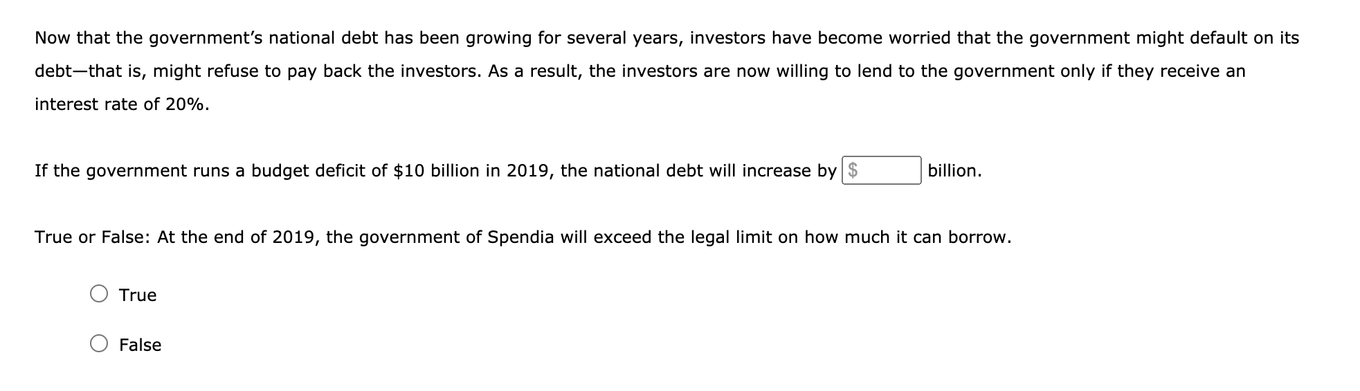 Solved] GDP Calculation If the GDP of an economy is $300 billion, the