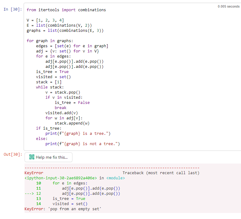 Solved Create Sagemath code that lists all graphs of 4 | Chegg.com