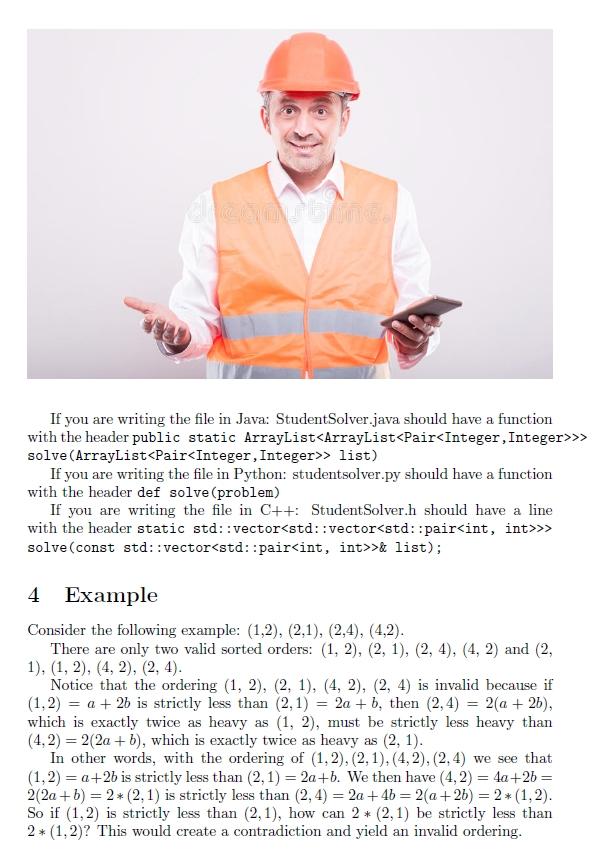 Write code in Java or Python! Any of two is fine | Chegg.com