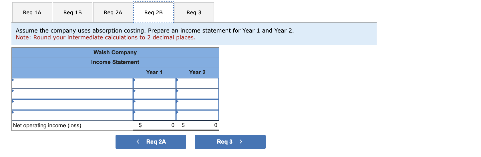 Solved Assume The Company Uses Absorption Costing Prepare 6307