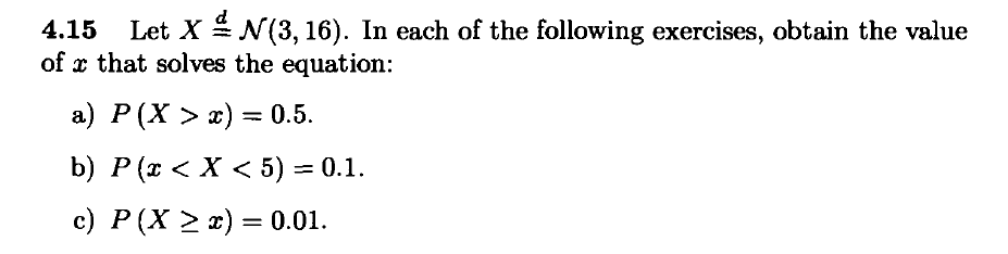 415 Let Xdn316 In Each Of The Following 3374