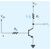 Solved For the circuit in the below figure, VCC=10 V,RC=1kΩ, | Chegg.com