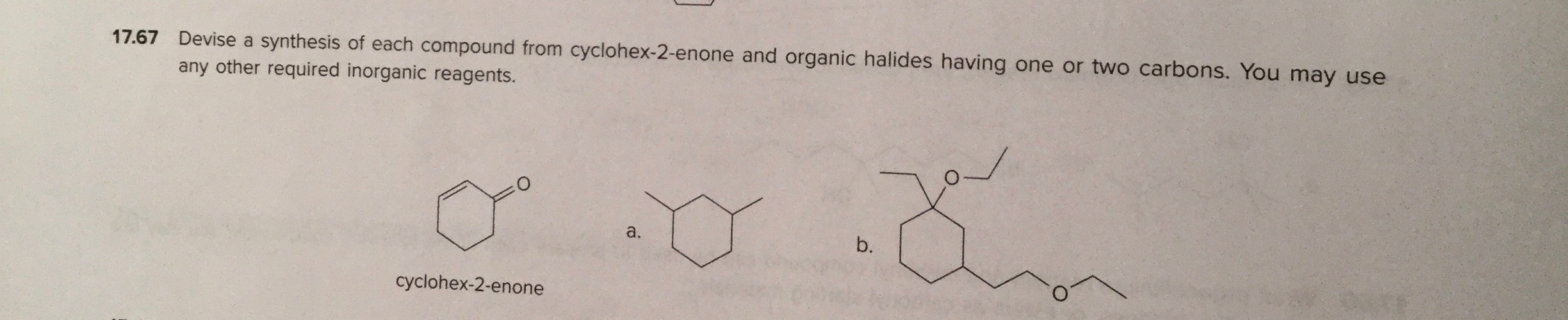 Solved 17.67 Devise a synthesis of each compound from | Chegg.com