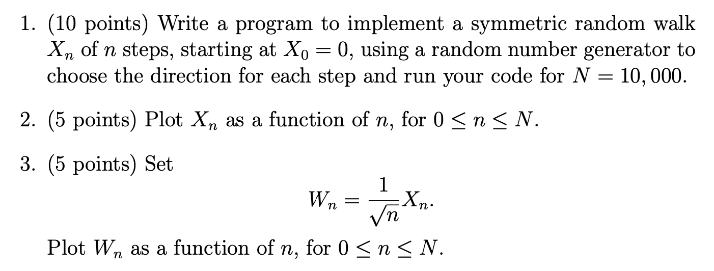 Solved 1. (10 points) Write a program to implement a | Chegg.com