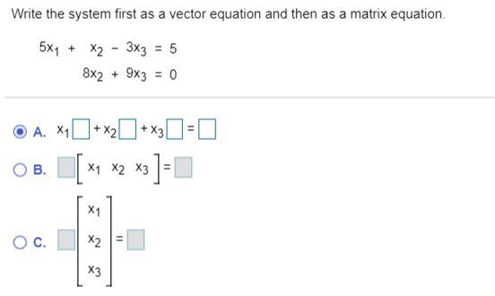 solved-write-the-system-as-a-vector-equation-where-the-first-chegg