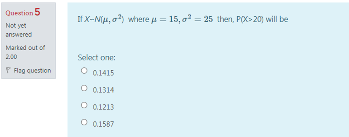 Solved If X N M S2m S2 Where M 15 S2 25m 15 S2 25 Then Chegg Com