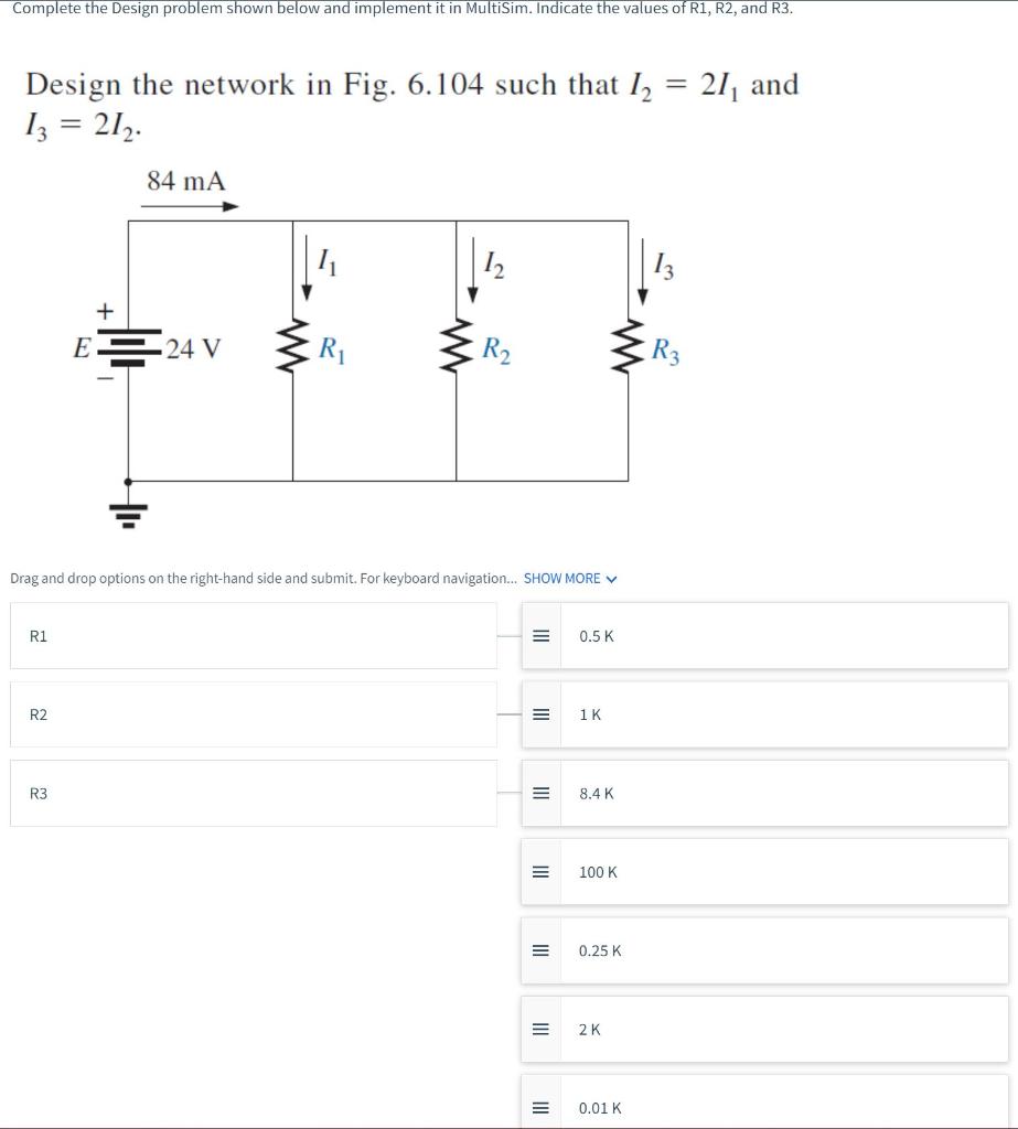 Solved Complete the Design problem shown below and implement | Chegg.com