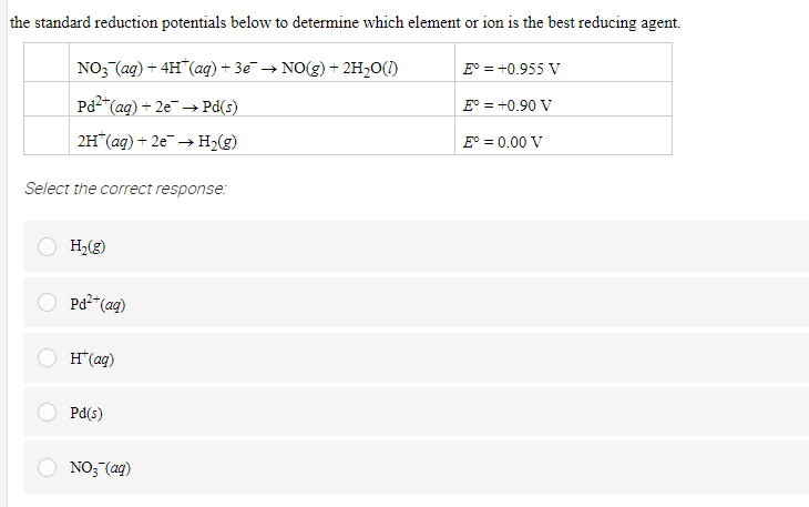 Solved t What is the correct cell notation for the reaction | Chegg.com