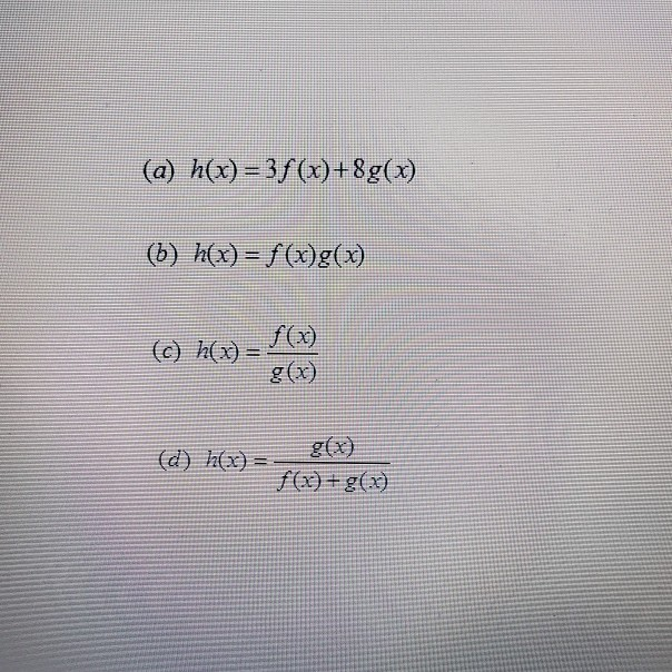 Solved 4 Suppose That F 4 2 G 4 5 S 4 6 And G Chegg Com