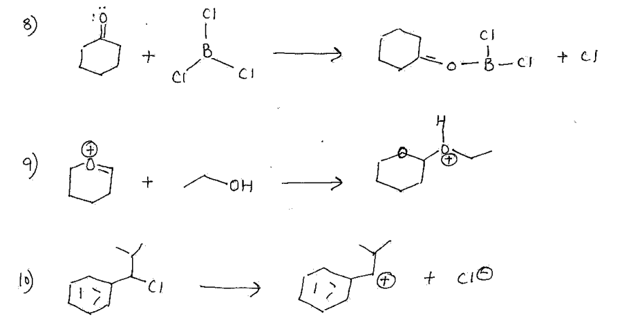 Solved C1 3 + Osobne B -B-ci + Ci Cí Ci 1) Så + -OH 10) Ot + | Chegg.com