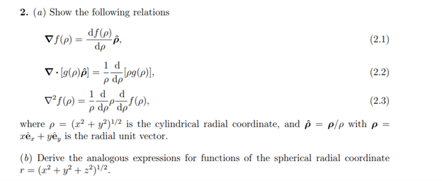 A Show The Following Relations Where P Is The Cy Chegg Com