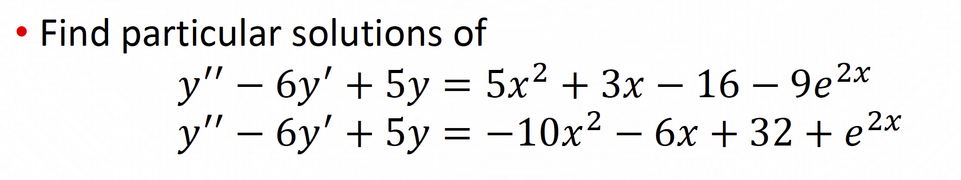 Solved Differential Equations Superposition principle | Chegg.com