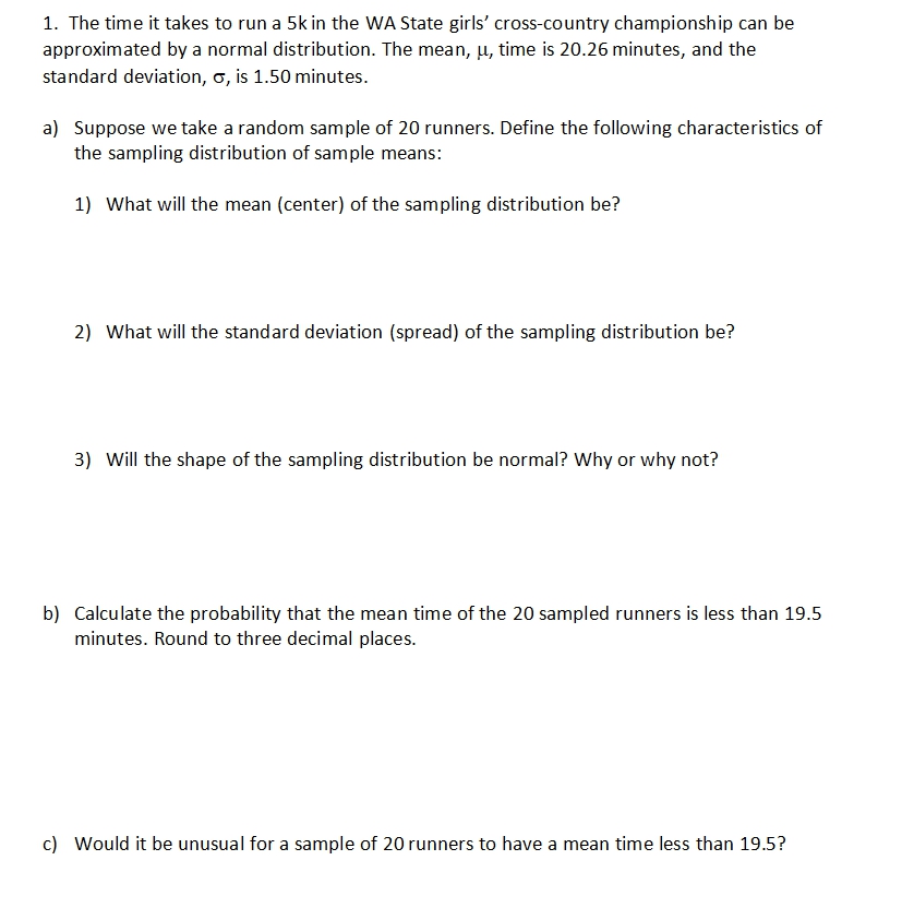 Solved 2) What Will The Standard Deviation (spread) Of The | Chegg.com