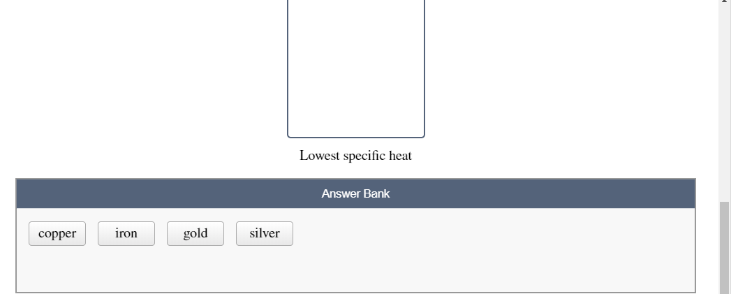 Metal With The Highest Specific Heat