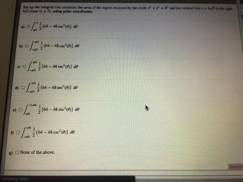 Solved The figure below shows the graph of the functions, | Chegg.com