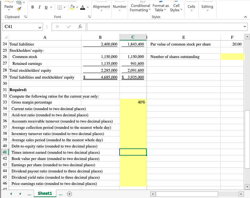 Solved 1. Compute and interpret financial ratios that | Chegg.com