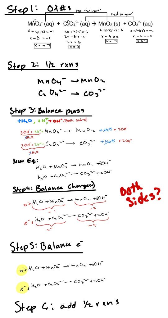 Solved 19. Balance The Following Oxidation-reduction | Chegg.com