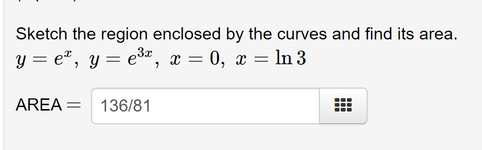 Solved Sketch the region enclosed by the curves and find its | Chegg.com