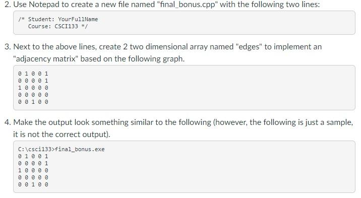 Solved 2. Use Notepad to create a new file named | Chegg.com