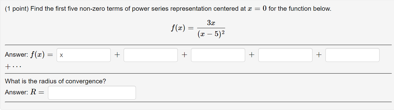 solved-1-point-find-the-first-five-non-zero-terms-of-power-chegg