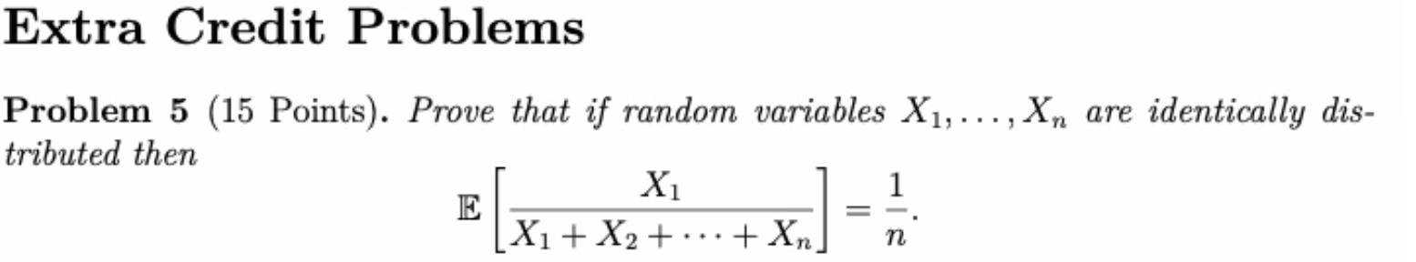 Solved Extra Credit Problems Problem 5 (15 Points). Prove | Chegg.com