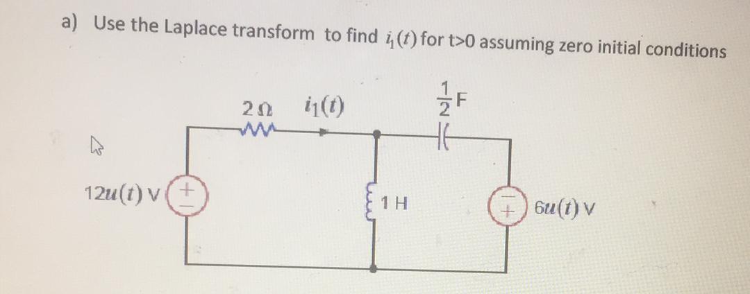 Solved A) Use The Laplace Transform To Find (t) For T>0 | Chegg.com