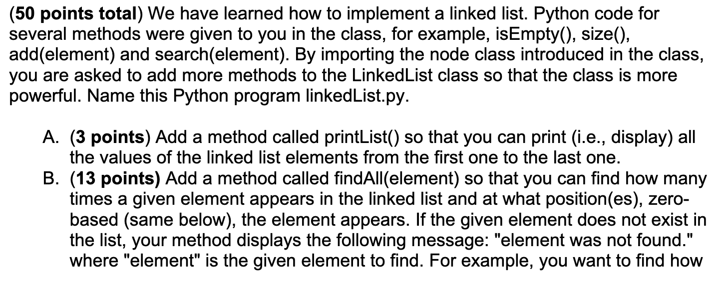 Solved (50 points total) We have learned how to implement a | Chegg.com