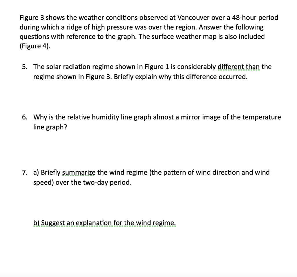 This Is Weather And Meteogram Please Answer Questions | Chegg.com