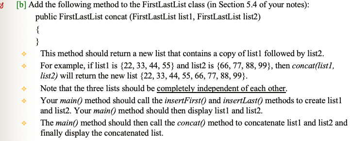 Solved The method is at the very end of the code, I also | Chegg.com
