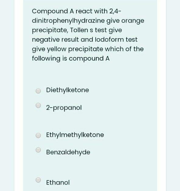 do ketones react with 2 4 dinitrophenylhydrazine