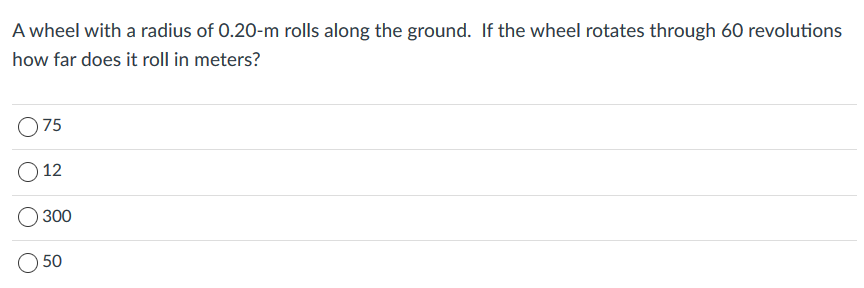 Solved A wheel with a radius of 0.20-m rolls along the | Chegg.com