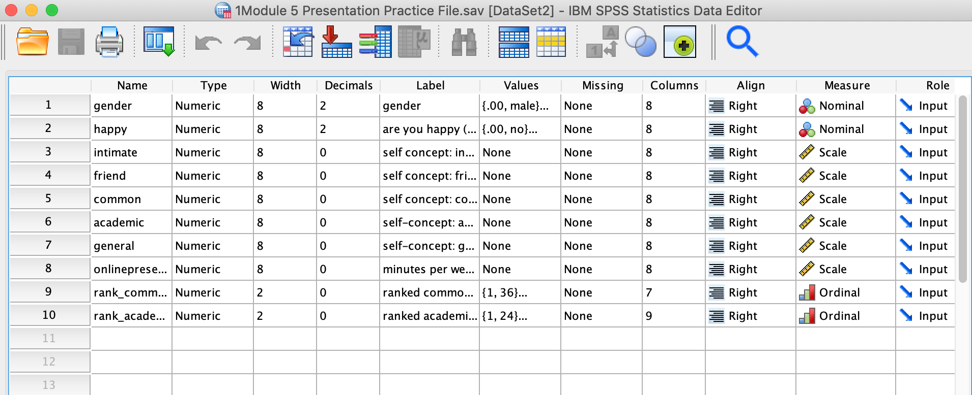 1module-5-presentation-practice-file-sav-dataset2-chegg