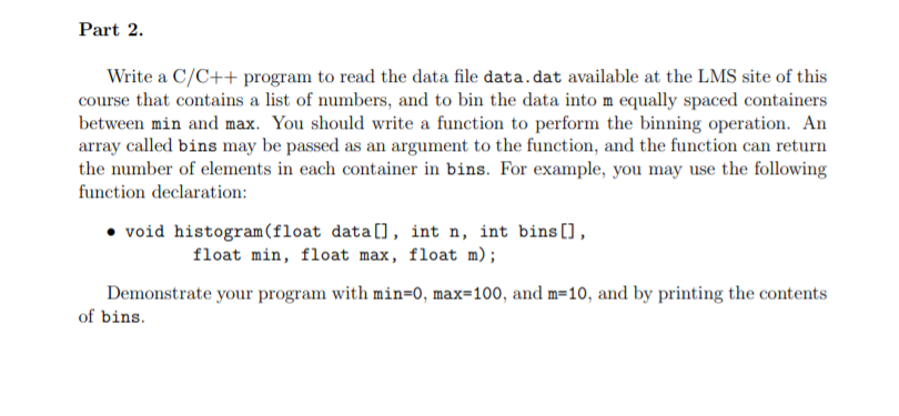 Solved Here some part of our data | Chegg.com