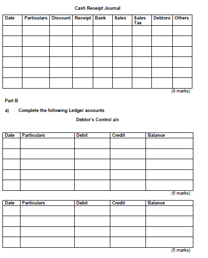 Question 2 Journal Ledgers and Documents (45 marks | Chegg.com