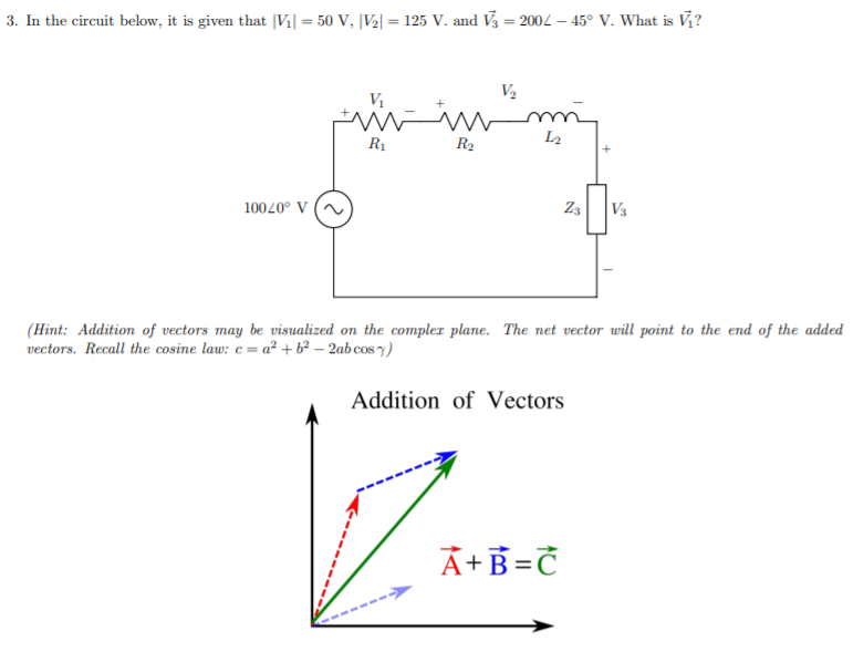 Solved 1. Consider the circuit below. Find a value of | Chegg.com