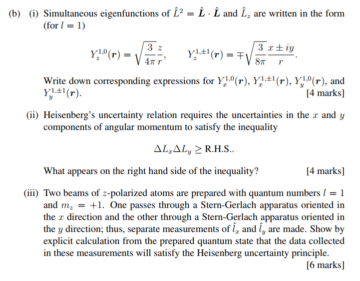 Solved I And I Are Written In The Form B I Simultaneous Chegg Com