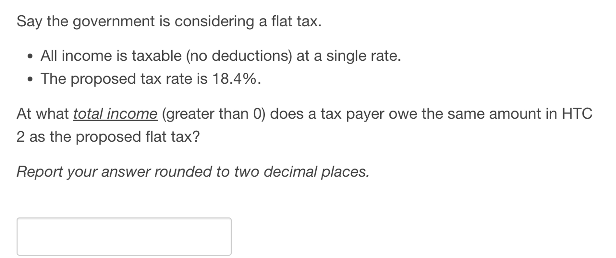 【中古】 Public Economics in Action The Basic Income/Flat Tax Proposal Solved Say the government is considering a flat tax.All