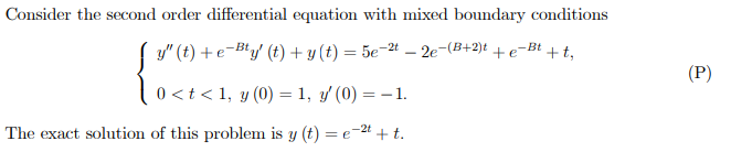 Solved Consider the second order differential equation with | Chegg.com