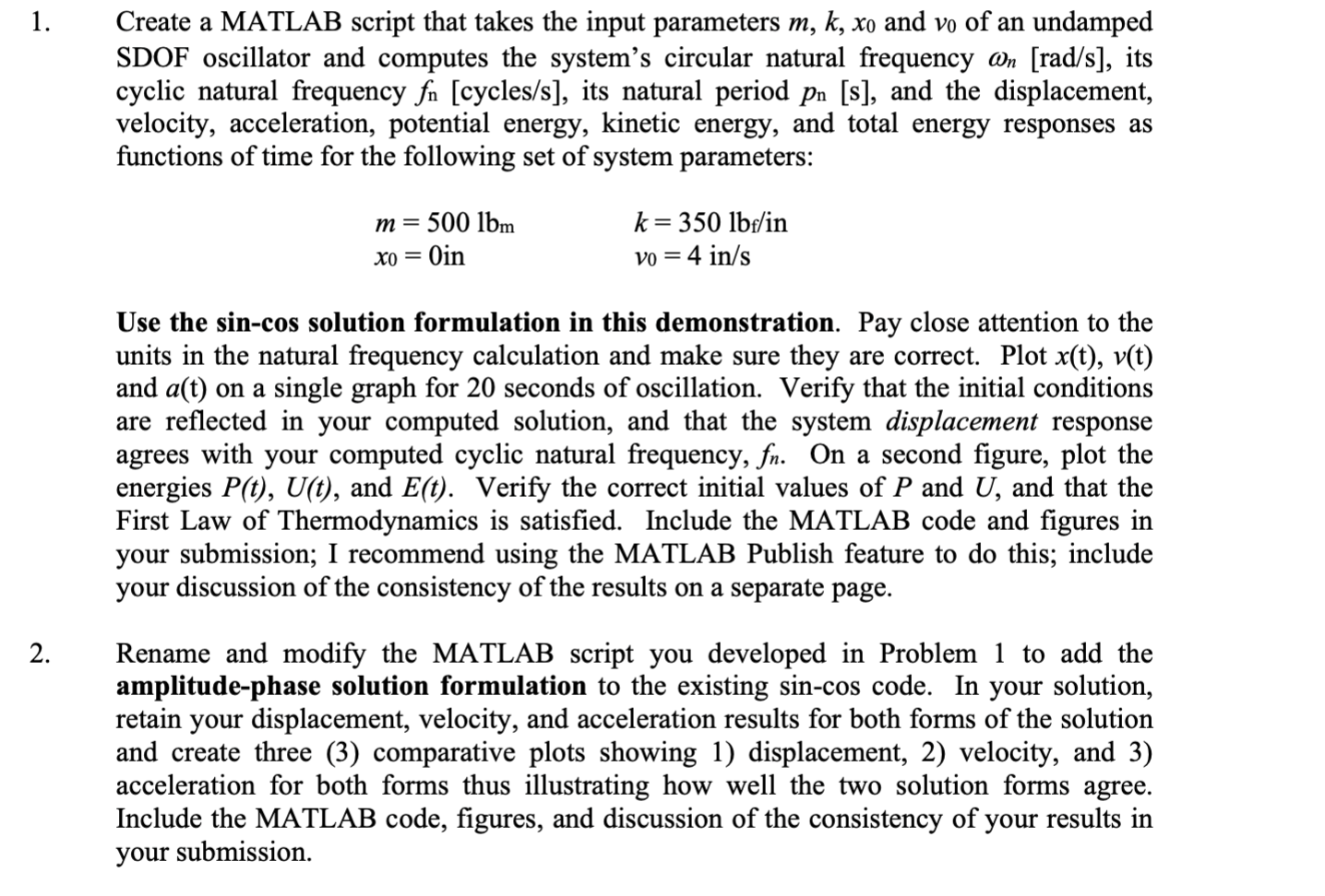 Solved This is the code for question 1, I do not know what | Chegg.com