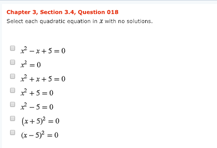 Solved Chapter 3, Section 3.4, Question 018 Select each | Chegg.com