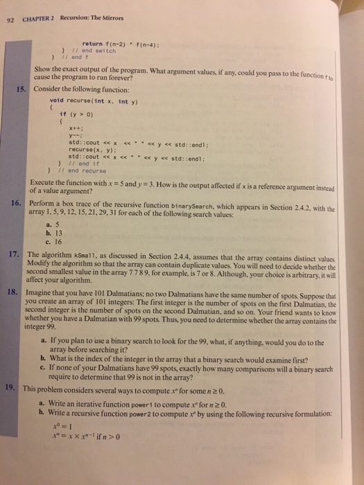 Solved SUMMARY にRecursion is a technique that 2. When | Chegg.com