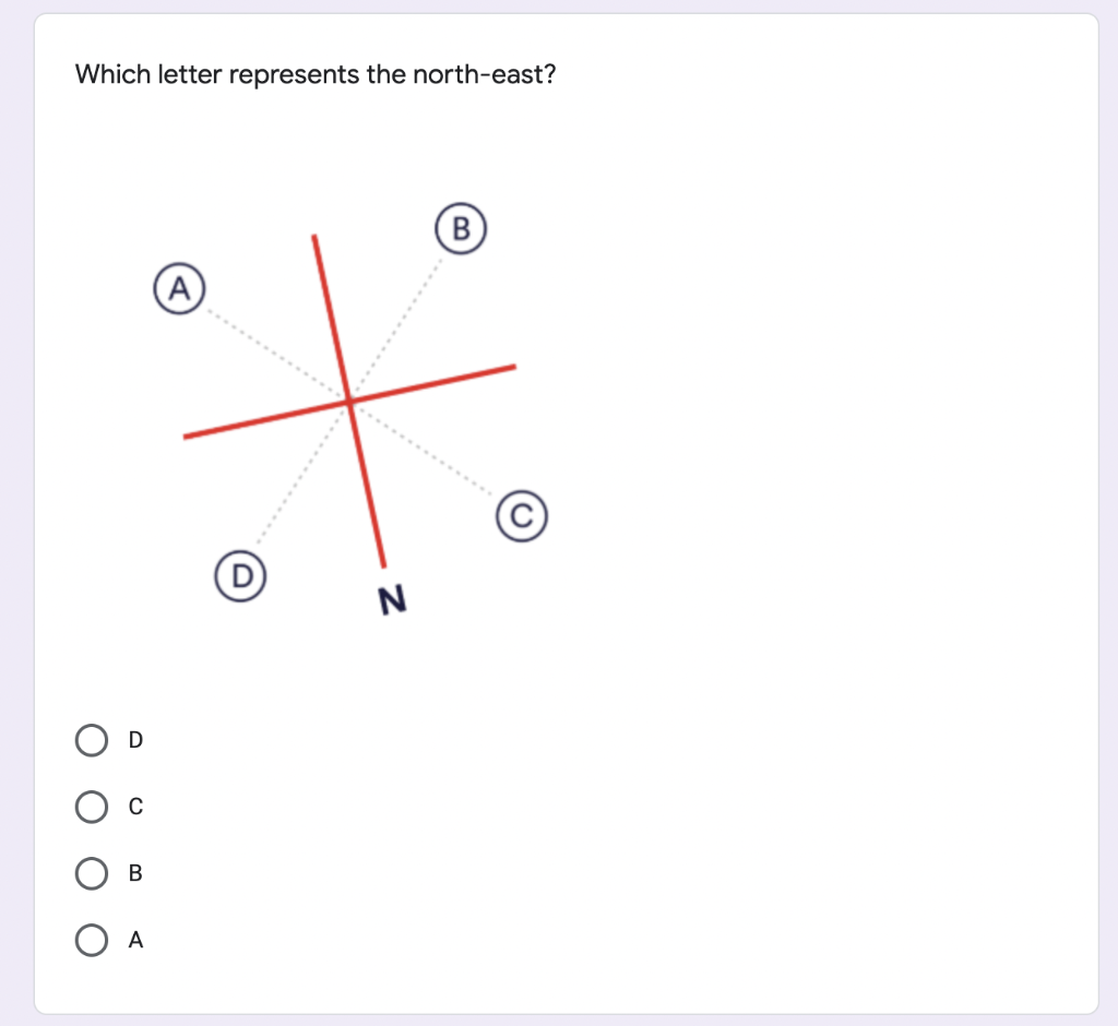 solved-which-letter-represents-the-north-east-b-a-o-c-b-a-d-chegg